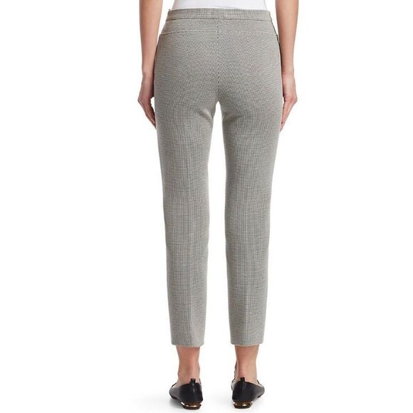 Akris punto Franca Houndstooth Cropped Trousers Black Cream Women’s Size 6 / S - Picture 5 of 16